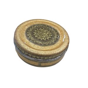 Rexin Designer Stainless Steel Multi-Purpose Kitchen Storage Box, Roti Container, Papad Box (No1)