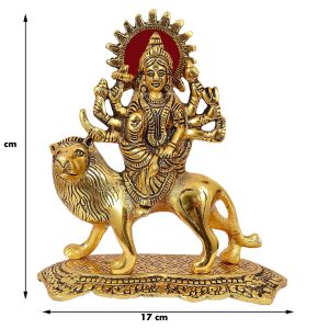 Metal  Hindu Goddess Maa Durga , Shewawali Mata Big Statue