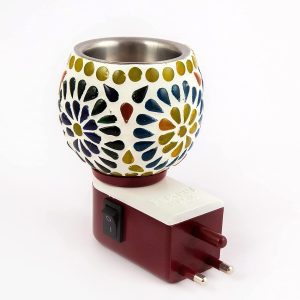 Electric Kapoordani with Night Lamp Incense Burner, Aroma Kapoor Burner for Living room , Home Decor , Gifts etc